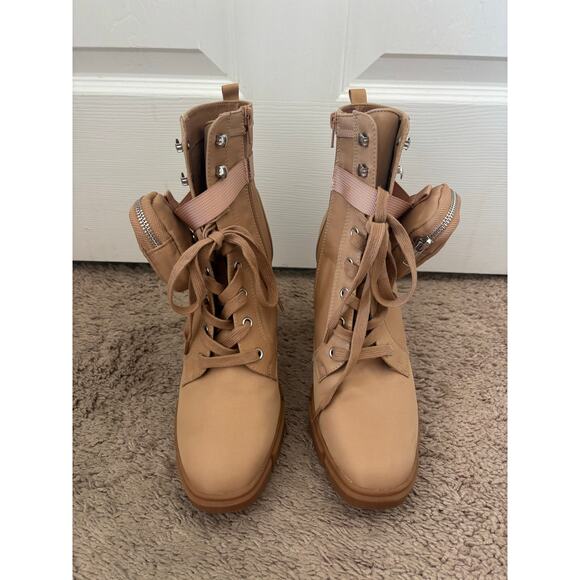 Steve Madden Herrick Ankle booties sz 11 tan - Picture 3 of 8